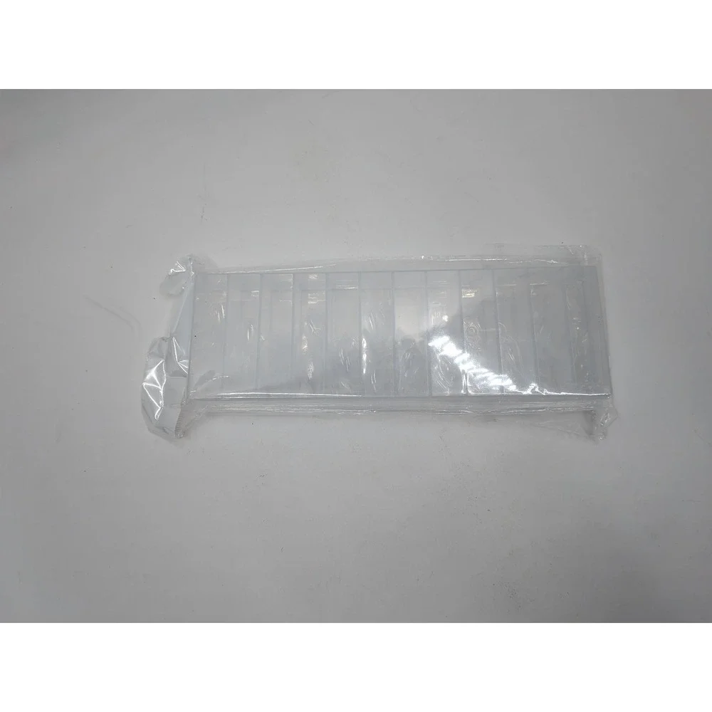 Clear Almond Full Cover Nail Tips Set 10 Sizes with Storage Case DIY Manicure